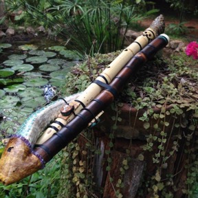 Snake Elk Antler Flute 13