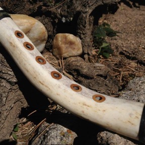 Snake Elk Antler Flute 17