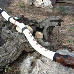 Snake Elk Antler Flute 21